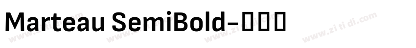 Marteau SemiBold字体转换